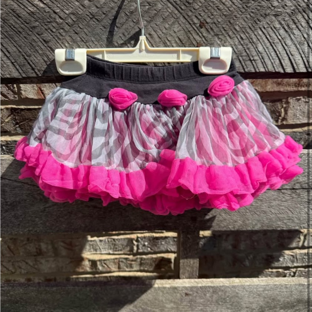 Cute girls skirt fun zebra print tutu skirt